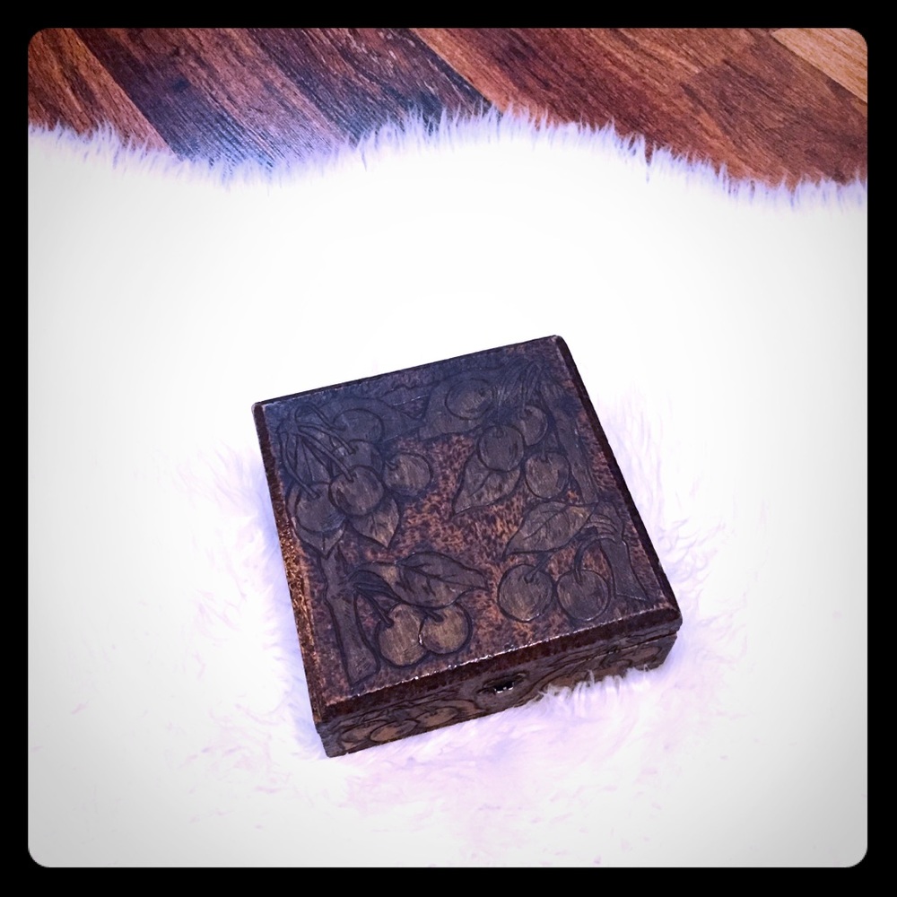 Vintage Pyrography Box